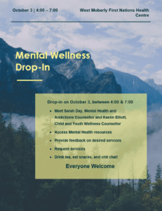 Mental Wellness Drop-In - West Moberly First Nations