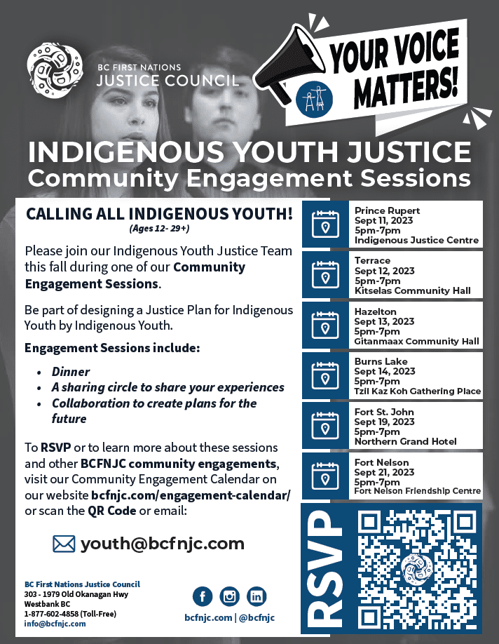 Indigenous youth justice programs Turtle Island