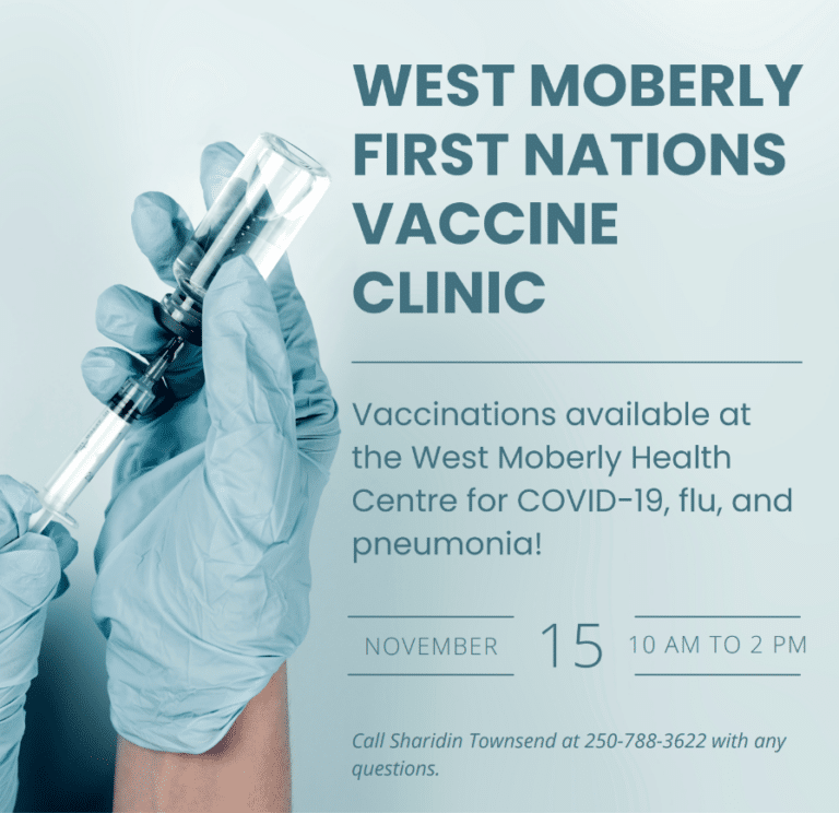 Vaccine Clinic West Moberly First Nations