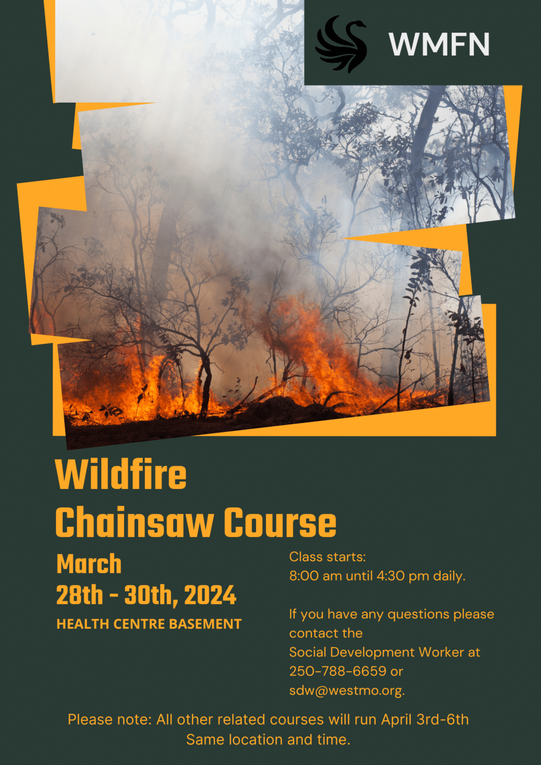 Wildfire Chainsaw Course West Moberly First Nations