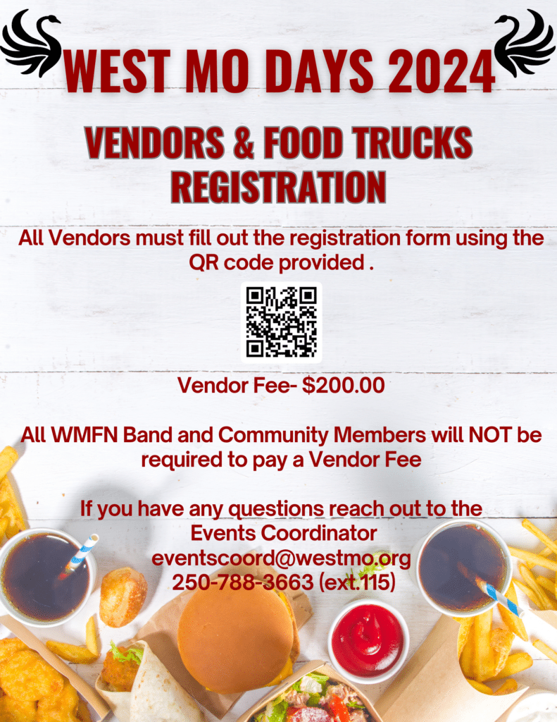 West Mo Days-Vendors & Food Truck Registration - West Moberly First Nations