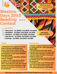 2025 Westmo Days Beading Contest
