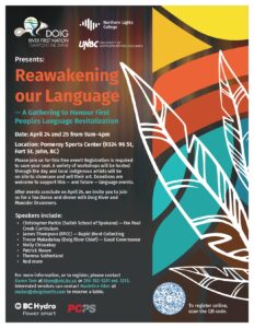 Reawakening Our Language – A Gathering to Honour First Peoples’ Language Revitalization