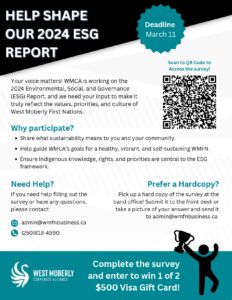 2024 Environmental, Social, and Governance (ESG) Report-Complete the Survey Today!