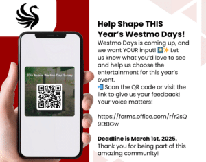 Help Shape THIS Year’s Westmo Days!