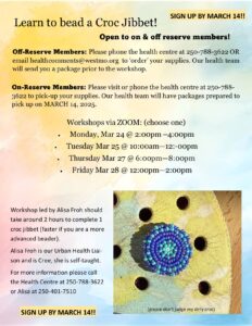 Learn to Bead a Croc Jibbet