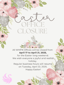 Easter Office Closure Notice
