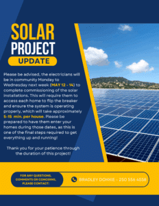 Solar Project Update