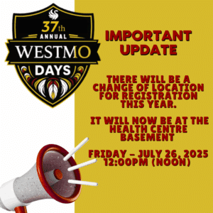 Westmo Days Registration-Location Change