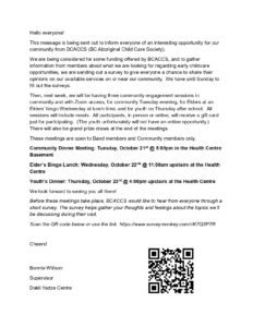 Dakii Community Engagement Sessions