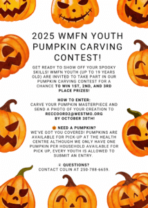 2025 WMFN Youth Pumpkin Carving Contest!