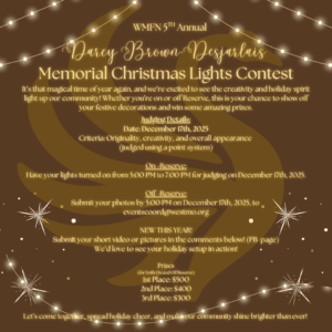 5th Annual Darcy Brown-Desjarlais Memorial Light Contest