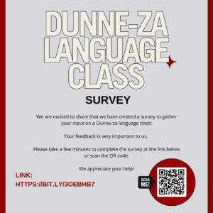 Dunne-za Language Class Survey