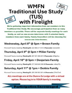Upcoming Family Meetings-TUS with Firelight