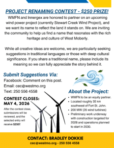 Win $250 – Help Name Our Wind Project!