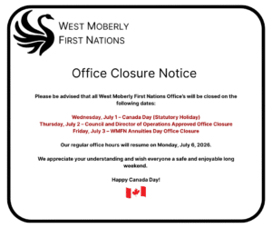WMFN Office Closure Notice