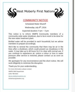 Community Notice-Water Shutoff