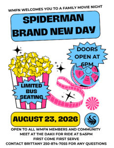 Family Movie Night-August 23, 2026